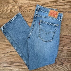 Levi's Men's 514 Light Blue Straight Jeans Size 36/32